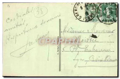 Dauphiné - Grande-Chartreuse - Pont Saint-Bruno (Altezza: 42m) — editore sconosciuto, n° 308 bis — Verso