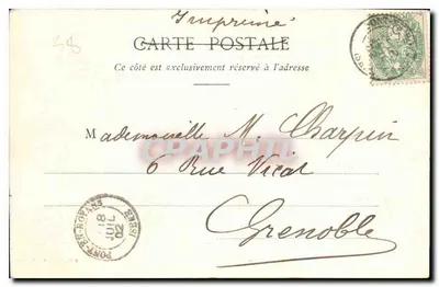 Woud van Lente - Weg naar Combe-Laval — Collectie P. P., Valence — Achterkant