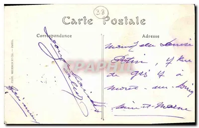 La Grande-Chapitouse (Isère) — Wejście do Pustkowia, Droga do Saint-Laurent-du-Pont — Fot. Neurdein i Cie, Paryż, nr 74 — Rewers