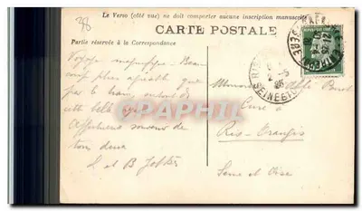 Grenoble — Ogólny widok i łańcuch Alp — CI. A. V. n°02 — Rewers