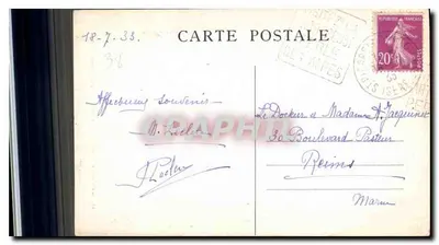 Ponte Saint-Bruno — Rota da Grande-Chartreuse — Dauphiné — CI.A.V. n°39 — Verso
