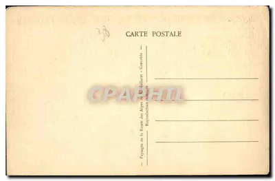 Défilé du Claudan — Gorges de la Tinée — Wydawca: Puyagages de la Route des Alpes de Mollaret — Rewers