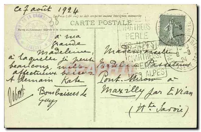 La Grande-Chartreuse — Ogólny widok — G. D. wyd., Voiron - 106 — Rewers