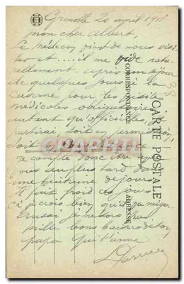 Rodovia da Grande Chartreuse — Ponte Saint-Bruno — Editor: C. B. C. n°47 — Verso
