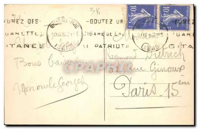 Grenoble — Algemene uitzicht en de Isère — Cl.A.V. n°014 — Achterkant
