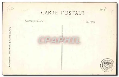 Crépy-en-Valois — Interno della Chiesa di San Dionigi — Edizione Agnet, n°18 — Verso