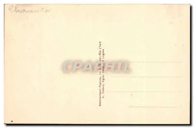 Angoulême — A Charente e o Faubourg l'Houmeau — CI. Denizot — Verso