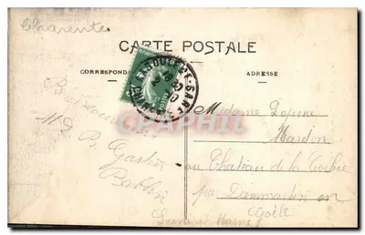 Angoulême — Fronton katedry — J.S.D. 301 bis — Rewers