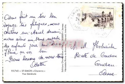 Saint-Simon — Ogólny widok — Wydawnictwo Gilbert — Rewers