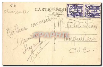 Cognac — Jardín del Ayuntamiento — Edición Cognac — Reverso