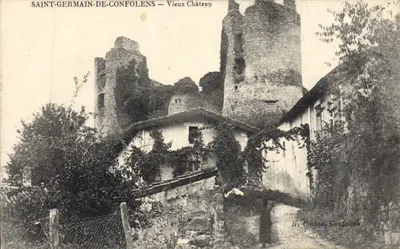 Saint-Germain-de-Confolens — Velho Castelo — H. Cassau, Confolens