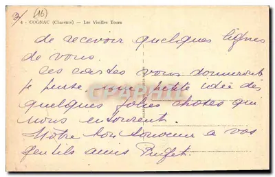 Cognac — As Velhas Torres — Cim — Verso