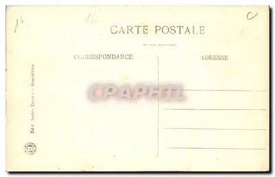 Pittoreski Angoulême — widok z bulwary Denfert-Rochereau — J.S.D. — n° 2390 — Rewers