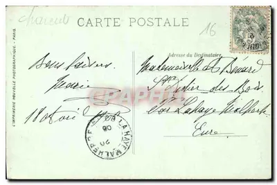 La Couronne — Fontanna Abbatii — Okolice Angoulême — Wyd. Barraud, Angoulême — Rewers