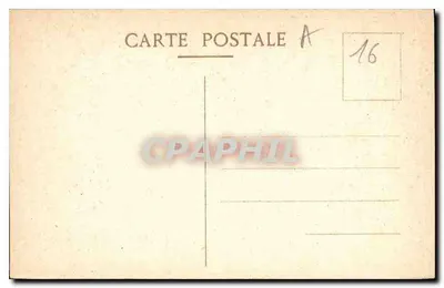 Angoulême - Saint-Pierre — widok z lotu — Cliché firmy Francuskiej Lotniczej — Rewers