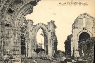 La Couronne (Charente) — Antiga Abadia, Ruínas da Igreja — Ailguermon, n°46