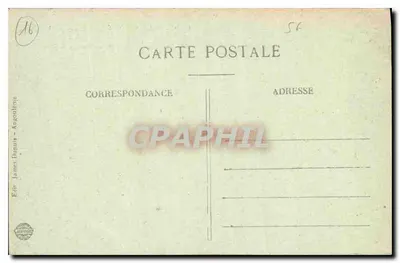 Angoulême - Panorama 4 — Widok z wysokości Saint-Martin — J.S.D. wydawca — Rewers