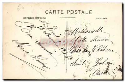 Saint-Denis - A Abadia — J. F. — n°1 — Verso