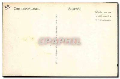 Castello di Chantilly — La Cour d'Honneur — ND — Verso