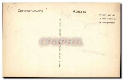 Castelo de Chantilly — Lado Noroeste — LL — n° 133 — Verso
