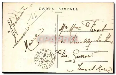 Angoulême — Miasto widziane z Port de l'Houmeau — A.G.A. wydawca — Rewers