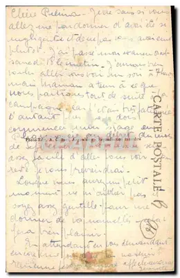 Angoulême — Pomnik Carnota i Zamek Desaix — A.G.A. — 523 — Rewers