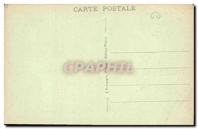 Stara pocztówka Pierrefonds Oise Zamek cote sud ouest — Rewers