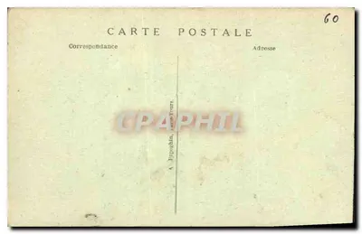Zamek w Chantilly — Strona północno-zachodnia — A.P. — Rewers
