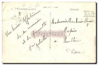 Chantilly — El Castillo. La fachada Nordeste — LL — Reverso