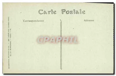 Pałac w Compiègne — Pokój spania Cesarza — Wyd. Neudien i Cie — Rewers