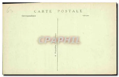Castelo de Chantilly — Entrada principal e a Capela — A. P. — Verso