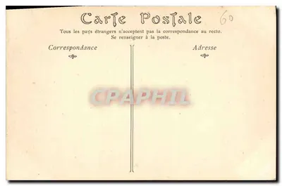 Pałac w COMPIÈGNE — Pokój Sypialny Imperatora — Rewers