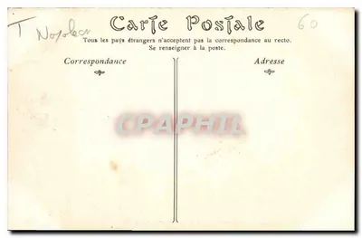 Pałac w COMPIÈGNE — Pokój Sypialny Cesarski — ND. Phot. — Rewers
