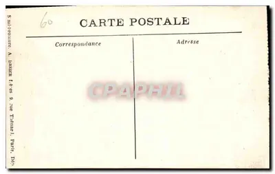 Pierrefonds — Brzegi jeziora, widok z źródła — Rewers