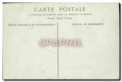 Zamek w Compiègne — Główne wejście — Collections ND Phot, n°4 — Rewers