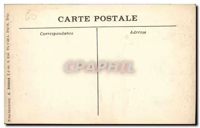 PierreFonds — Zamek, widok z jeziora — Wydawca: A. Breker, Paryż — Rewers