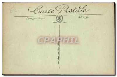 Zamek w Pierrefonds w Ruinach — Zbudowany w 1390, odnowiony w 1858 przez Violet le Duc — LL. — N° 225 — Rewers