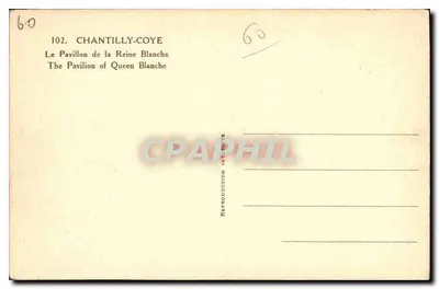 Chantilly-Coye — Het Pavillon van de Witte Koningin — Achterkant