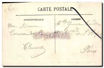Pierrefonds — Zamek, strona północna — Wydawnictwo Varin — Rewers