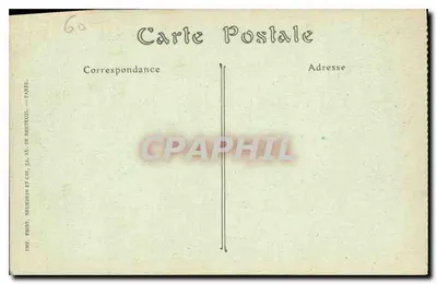 Zamek Chantilly — Strona Południowa — J.N.D. Phot. — Rewers