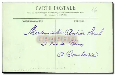 Entourons d'Angoulême — Laruebeufoucauld — O Castelo — L.L. Barraux — Verso