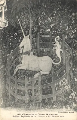 Charente — Castelo de Verteuil — Sexta Tapeçaria da Licorne