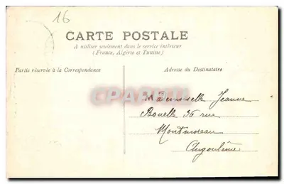 Castelo de VERTUEIL — Grande Escada — Brous Bakers — Verso