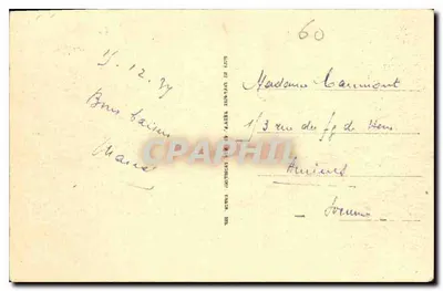 Pierrefonds — Jezioro i Zamek — Wydawca: Karta pocztowa nr 40 — Rewers