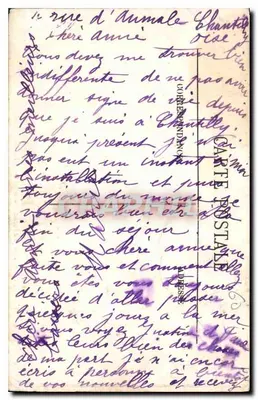 Chantilly — O Castelo — A Fachada Nordeste — LL — Verso