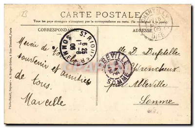 Zamek w Chantilly (Oise) — Widok ogólny — Pani Robineau, wyd., Chantilly — Rewers