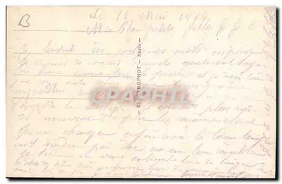 Zamek Pierrefonds — Sala Strażników — Wydawca Electrophot, n°6 — Rewers