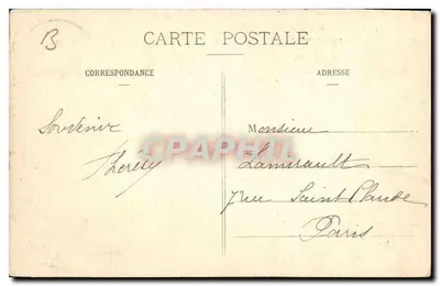Château de Pierrefonds — Vue prise des Remparts — Éditeur non identifié, n° 14 — Verso