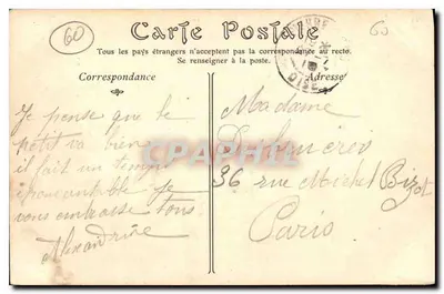Zamek PIERREFONDS — Widok z drogi — Francja Léger de Château i Vigneron — Rewers