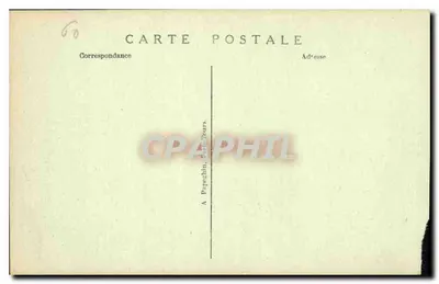 Zamek w Chantilly — Widok z parteru — A.P. n°6 — Rewers